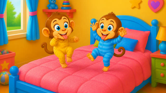 Scene 23 - Five Little Monkeys Jumping on the Bed