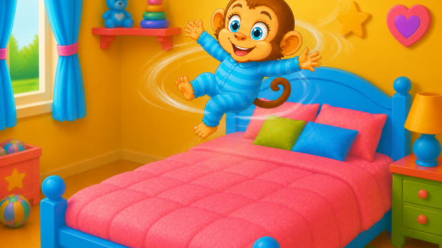Scene 26 - Five Little Monkeys Jumping on the Bed