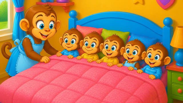 Scene 27 - Five Little Monkeys Jumping on the Bed