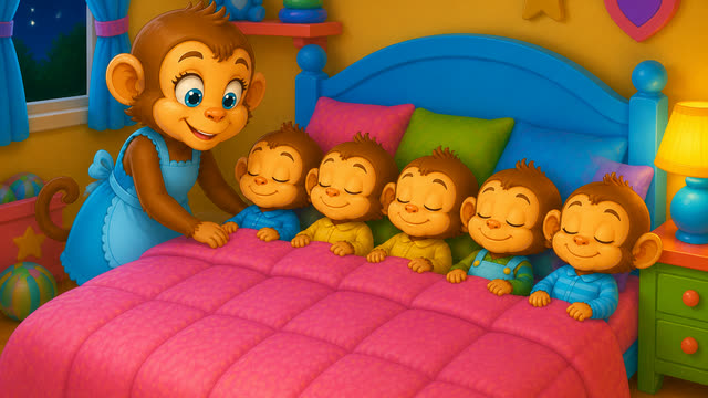 Scene 29 - Five Little Monkeys Jumping on the Bed