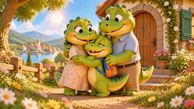 Scene 11 - Un crocodile s’en allant à la guerre