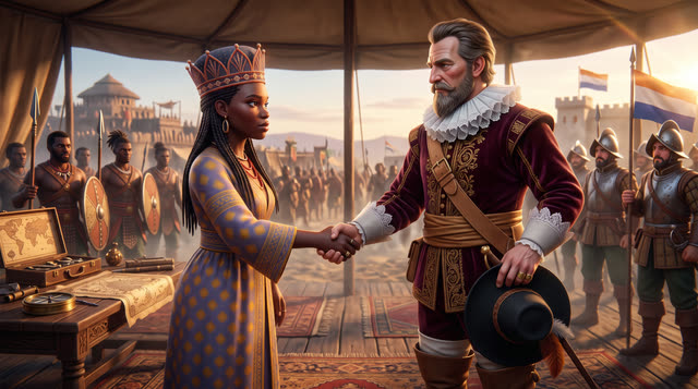Scene 42 - La Reine Nzinga : La Guerrière Indomptable
