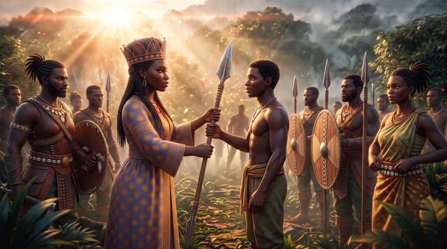 Scene 44 - La Reine Nzinga : La Guerrière Indomptable