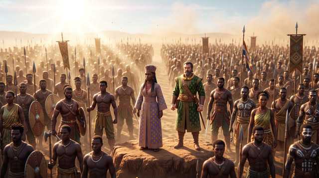 Scene 45 - La Reine Nzinga : La Guerrière Indomptable
