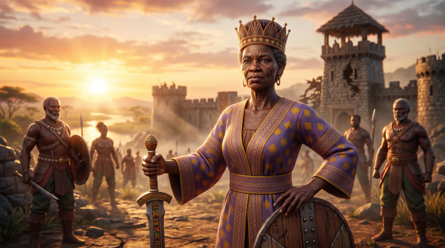 Scene 49 - La Reine Nzinga : La Guerrière Indomptable