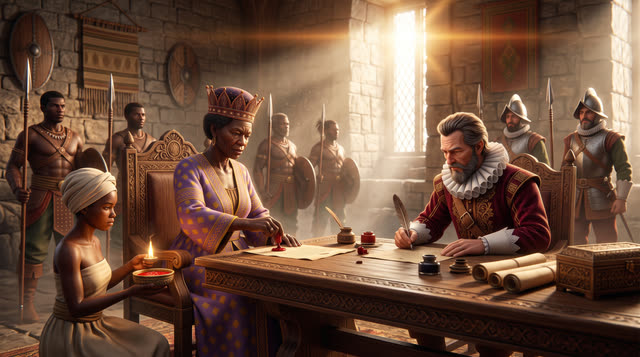 Scene 52 - La Reine Nzinga : La Guerrière Indomptable