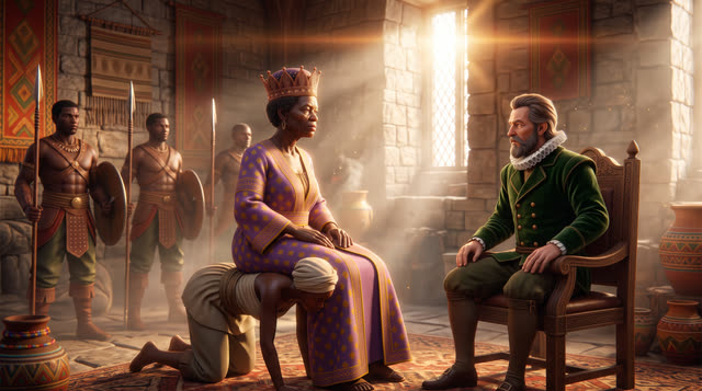 Scene 57 - La Reine Nzinga : La Guerrière Indomptable