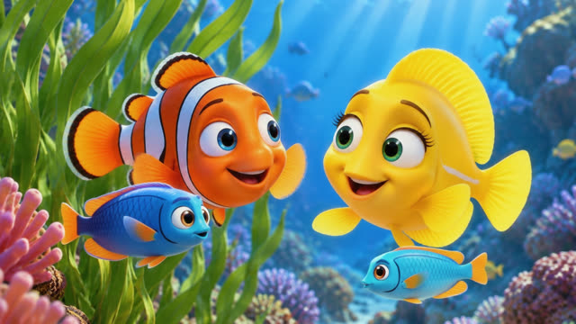 Scene 5 - Ten Little Fish and a Silly Shark