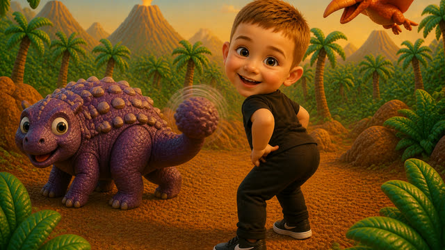 Scene 2 - Dinosaur ABC song