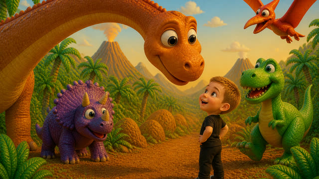 Scene 3 - Dinosaur ABC song