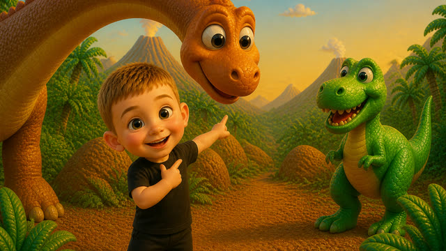Scene 4 - Dinosaur ABC song