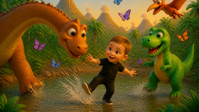 Scene 7 - Dinosaur ABC song