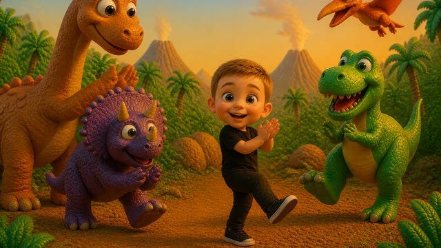 Scene 8 - Dinosaur ABC song