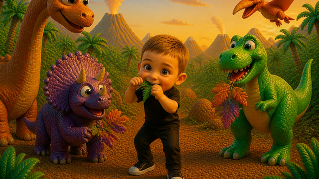 Scene 10 - Dinosaur ABC song