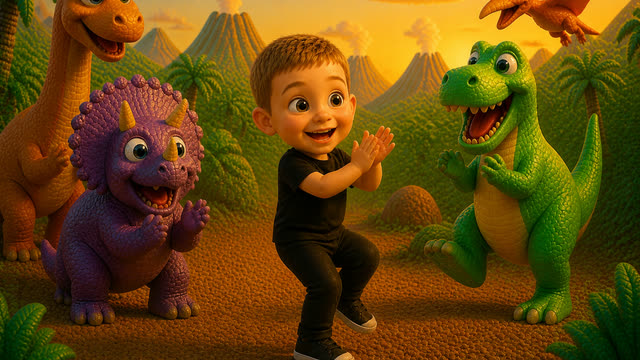 Scene 14 - Dinosaur ABC song
