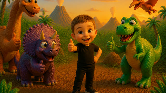 Scene 15 - Dinosaur ABC song