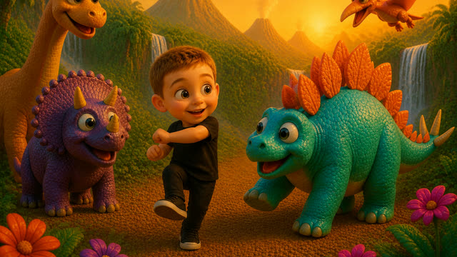 Scene 18 - Dinosaur ABC song