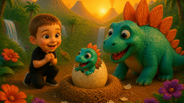 Scene 20 - Dinosaur ABC song
