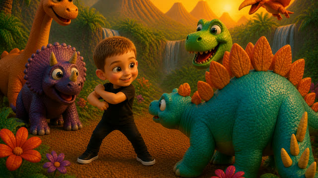 Scene 21 - Dinosaur ABC song