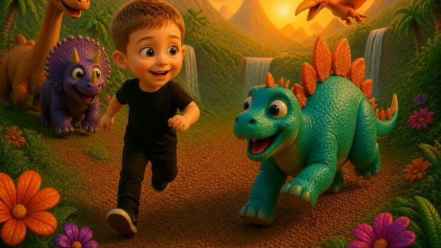 Scene 22 - Dinosaur ABC song