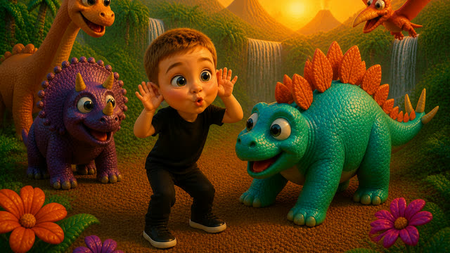 Scene 23 - Dinosaur ABC song