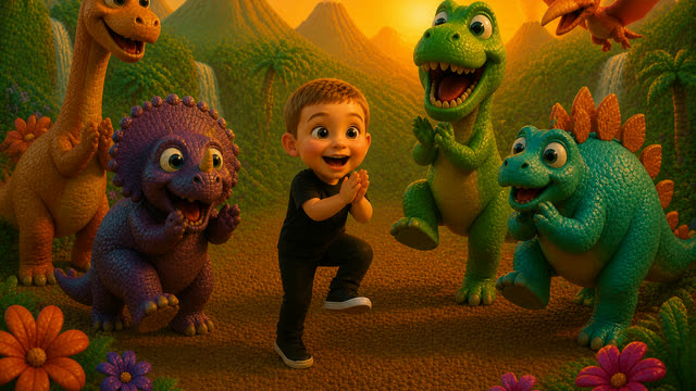 Scene 24 - Dinosaur ABC song