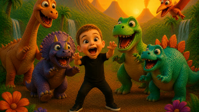 Scene 25 - Dinosaur ABC song