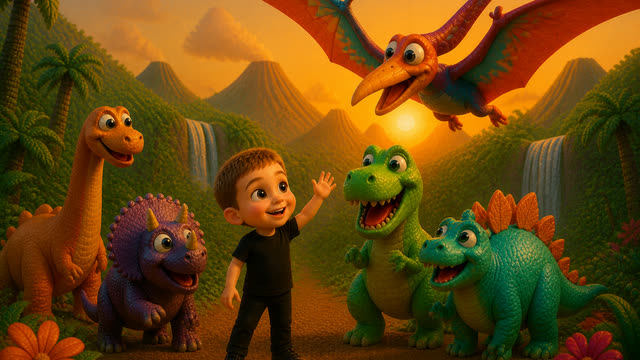 Scene 26 - Dinosaur ABC song