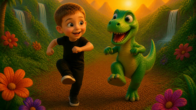 Scene 27 - Dinosaur ABC song