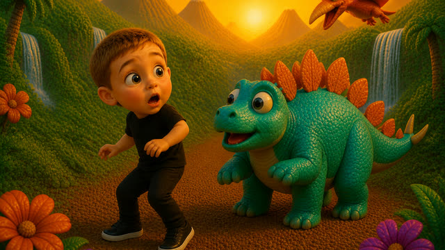 Scene 28 - Dinosaur ABC song