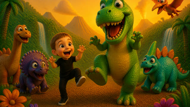 Scene 29 - Dinosaur ABC song