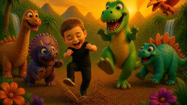 Scene 30 - Dinosaur ABC song