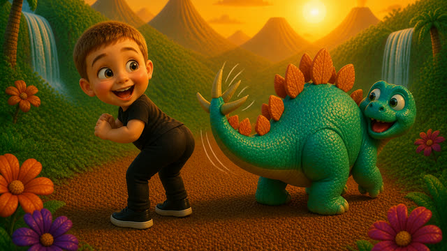 Scene 33 - Dinosaur ABC song