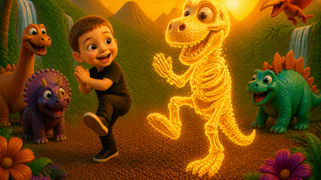 Scene 35 - Dinosaur ABC song