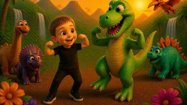 Scene 36 - Dinosaur ABC song