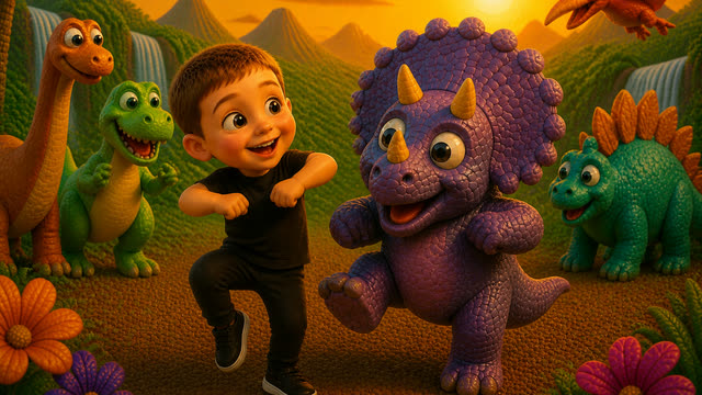 Scene 37 - Dinosaur ABC song