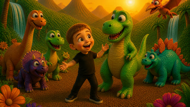 Scene 38 - Dinosaur ABC song