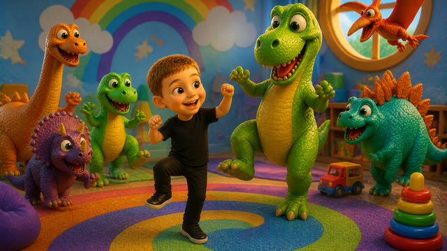 Scene 40 - Dinosaur ABC song