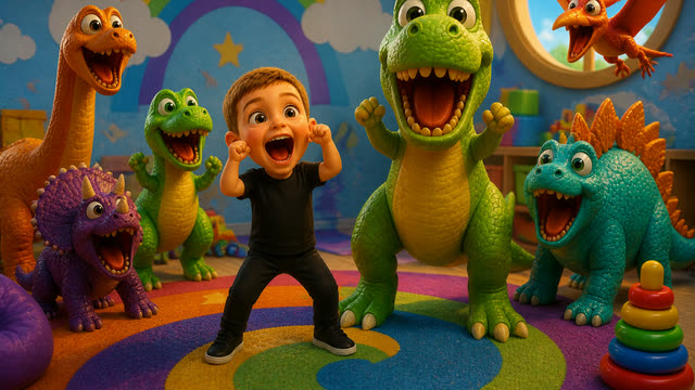Scene 42 - Dinosaur ABC song