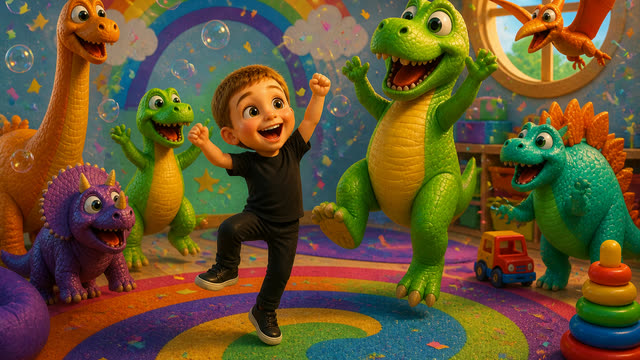 Scene 43 - Dinosaur ABC song