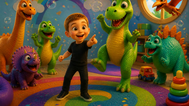 Scene 44 - Dinosaur ABC song