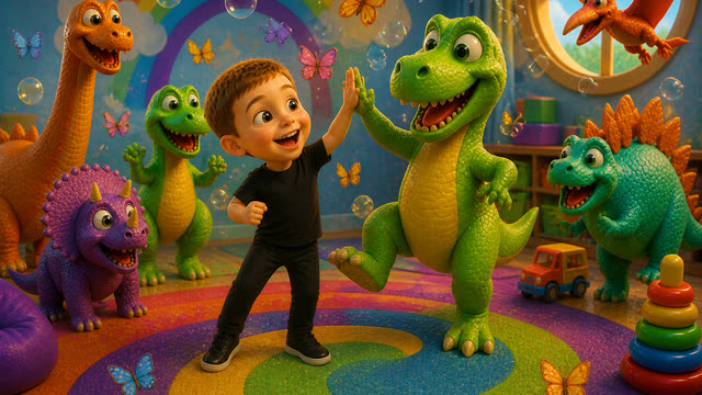 Scene 45 - Dinosaur ABC song