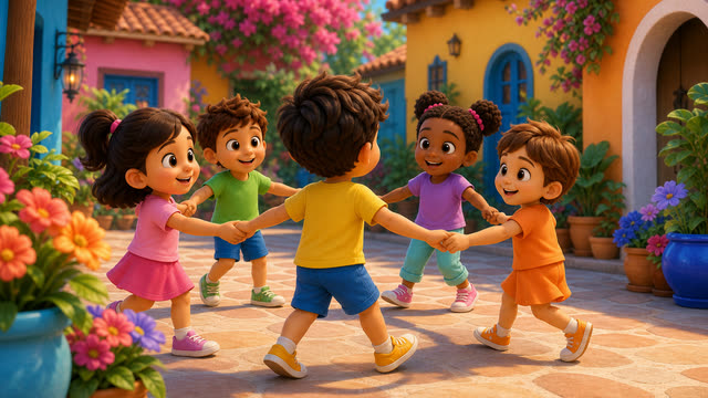 Scene 2 - El Patio de Mi Casa | Canción Infantil