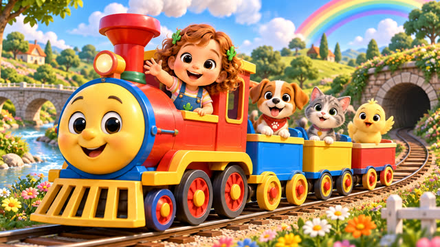 Scene 1 - 🚂 Il Trenino di Nina 🚂 CIUF CIUF! | Canzoni per Bambini