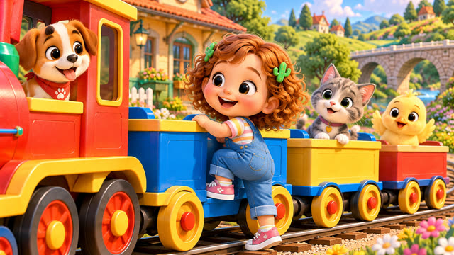 Scene 2 - 🚂 Il Trenino di Nina 🚂 CIUF CIUF! | Canzoni per Bambini
