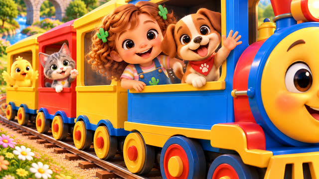 Scene 6 - 🚂 Il Trenino di Nina 🚂 CIUF CIUF! | Canzoni per Bambini