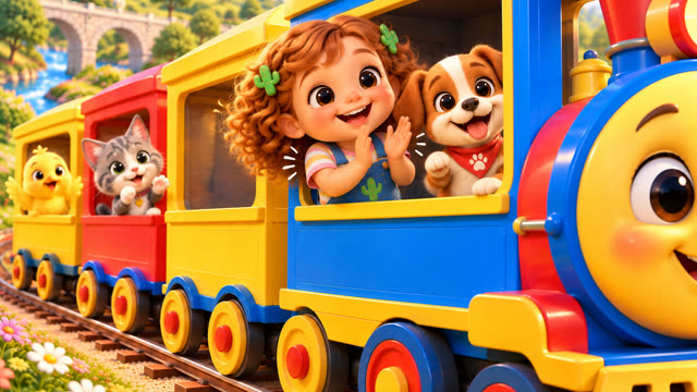 Scene 7 - 🚂 Il Trenino di Nina 🚂 CIUF CIUF! | Canzoni per Bambini