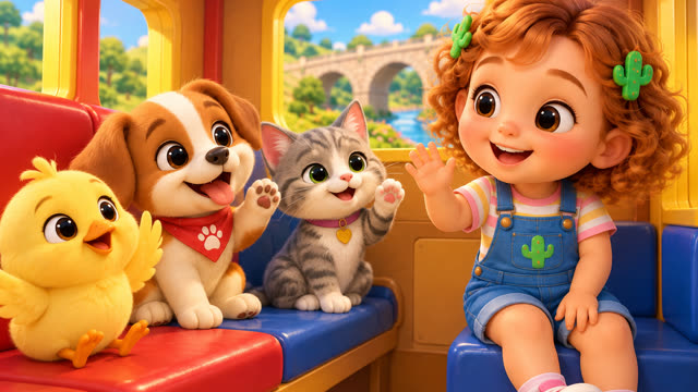 Scene 9 - 🚂 Il Trenino di Nina 🚂 CIUF CIUF! | Canzoni per Bambini