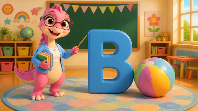 Scene 6 - Five Little Dinos Learn the ABCs – A to M