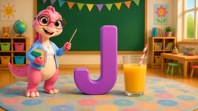 Scene 16 - Five Little Dinos Learn the ABCs – A to M